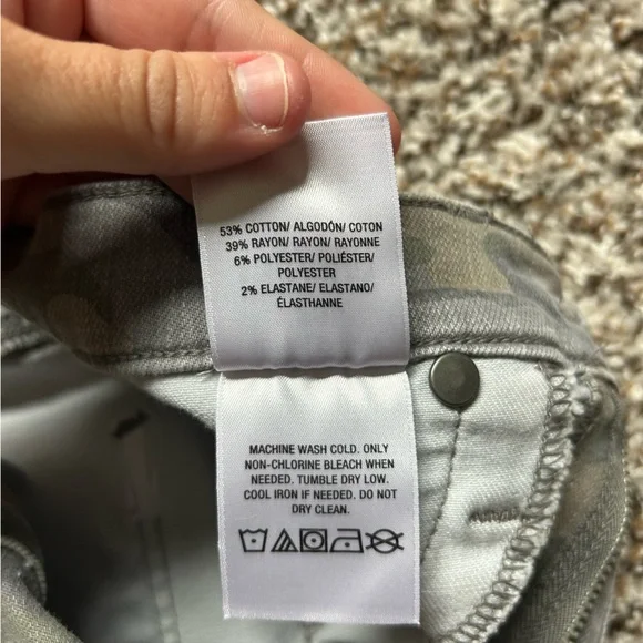 Hudson Barbara Super Skinny Camo Jeans - Picture 4 of 7